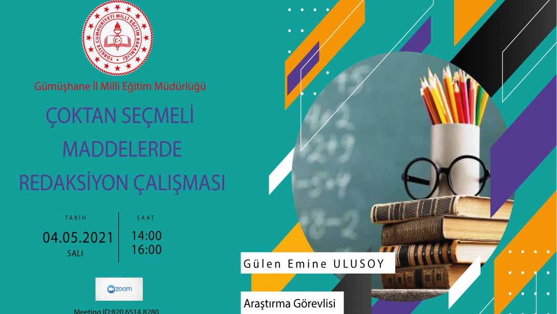 Çoktan Seçmeli Sorularda Redaksiyon Çalışmaları Eğitimi Yapıldı
